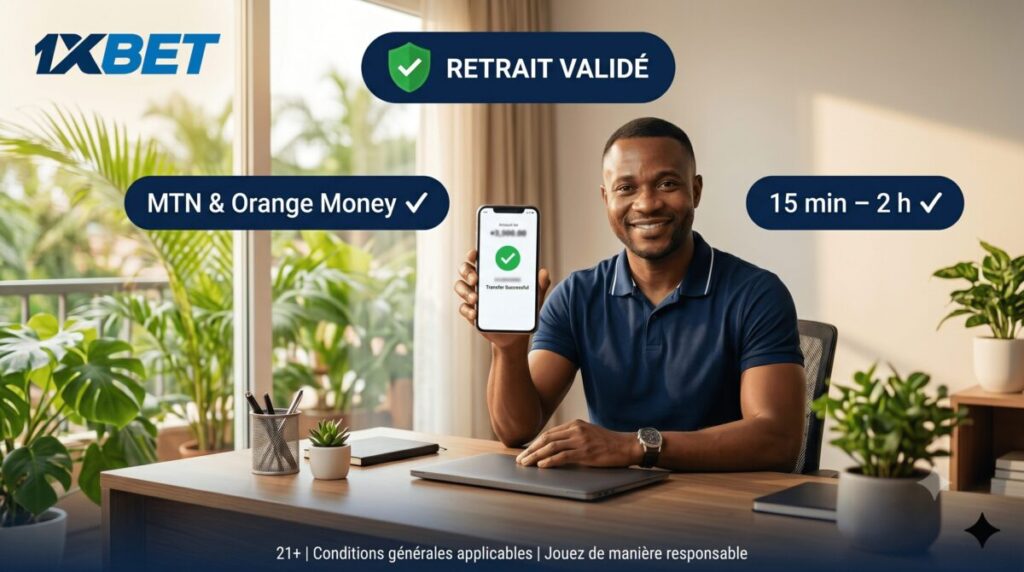 1xBet par Orange Money