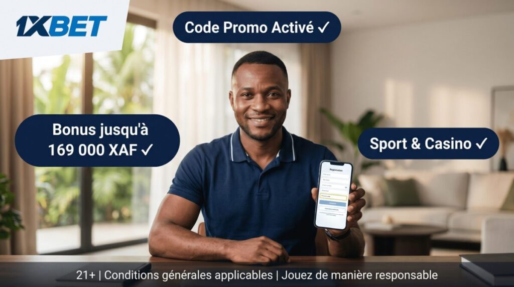 Code promo 1xBet Cameroun 2026
